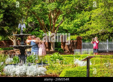 Jardin botanique d'État de Géorgie, qui fait partie de l'Université de Géorgie à Athènes, GA États-Unis Banque D'Images