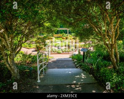 Jardin botanique d'État de Géorgie, qui fait partie de l'Université de Géorgie à Athènes, GA États-Unis Banque D'Images