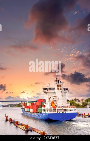 Port de Kiel, Allemagne Banque D'Images