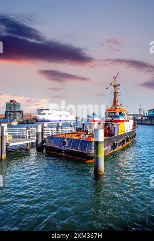 Port de Kiel, Allemagne Banque D'Images