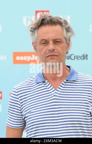 Giffoni Vallepiana, Italie, 25/07/2024, Giffoni Vallepiana Giffoni Festival 2024 Photocall Incanto, sur la photo : Stefano Pesce Banque D'Images