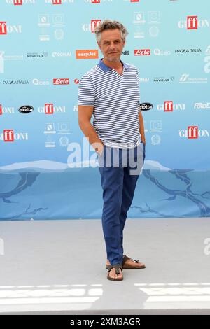 Giffoni Vallepiana, Italie, 25/07/2024, Giffoni Vallepiana Giffoni Festival 2024 Photocall Incanto, sur la photo : Stefano Pesce Banque D'Images