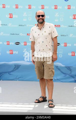 Giffoni Vallepiana, Italie, 25/07/2024, Giffoni Vallepiana Giffoni Festival 2024 Photocall Incanto, sur la photo : Squillaci Banque D'Images