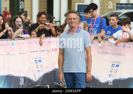 Giffoni Vallepiana, Italie, 25/07/2024, Giffoni Vallepiana Giffoni Festival 2024 Photocall Incanto, sur la photo : Stefano Pesce Banque D'Images