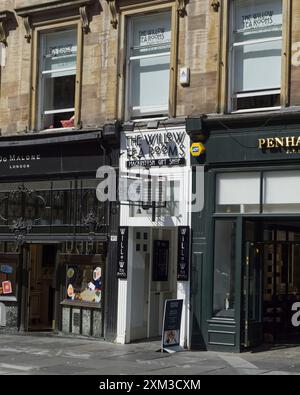 Entrée au Willow Tea Rooms et à la boutique de cadeaux Mackintosh, Buchanan Street, Glasgow, Écosse, Royaume-Uni Banque D'Images