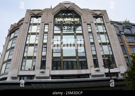 Le Bâtiment de la Samaritaine à Paris Banque D'Images