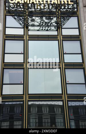 Le Bâtiment de la Samaritaine à Paris Banque D'Images