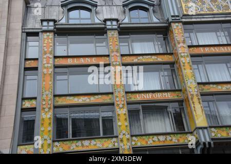 Le Bâtiment de la Samaritaine à Paris Banque D'Images