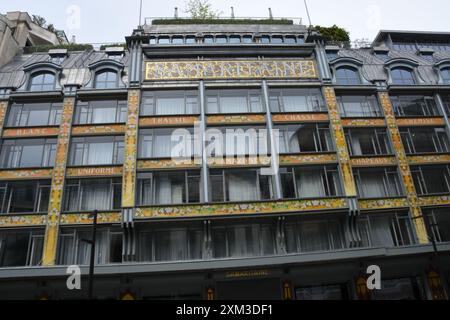 Le Bâtiment de la Samaritaine à Paris Banque D'Images