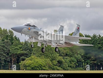 McDonnell Douglas F-15 Eagle, Royal Saudi Air Force, pendant le Royal International Air Tattoo 2024, RAF Fairford, Cirencester, Royaume-Uni, 20 juillet Banque D'Images