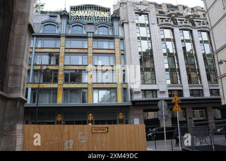 Le Bâtiment de la Samaritaine à Paris Banque D'Images