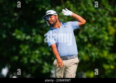 Blaine, Minnesota, États-Unis. 25 juillet 2024. Lors du PGA 3M Open 2024 à TPC Twin Cities le 25 juillet 2024. (Crédit image : © Steven Garcia/ZUMA Press Wire) USAGE ÉDITORIAL SEULEMENT! Non destiné à UN USAGE commercial ! Banque D'Images