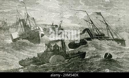 L'expédition de Burnside, également connue sous le nom d'expédition de Burnside en Caroline du Nord, est une opération militaire de l'Union qui a eu lieu en Caroline du Nord en 1862. L'expédition est dirigée par le brigadier général Ambrose E. Burnside et l'officier du pavillon Louis M. Goldsborough, qui commande le contingent naval. L'opération s'inscrivait dans le cadre du plan Anaconda de Winfield Scott, qui visait à fermer les ports des Outer Banks. Banque D'Images