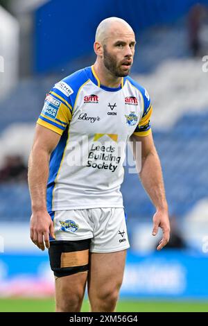 Matt Frawley de Leeds Rhinos lors du match de la Betfred Super League Round 19 Huddersfield Giants vs Leeds Rhinos au John Smith's Stadium, Huddersfield, Royaume-Uni, le 25 juillet 2024 (photo de Cody Froggatt/News images) Banque D'Images