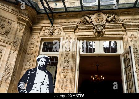 Vue extérieure du Château de Monte-Cristo (Château de Montecristo), musée de la maison de l'écrivain français Alexandre Dumas, le Port-Marly, près de Paris, France Banque D'Images