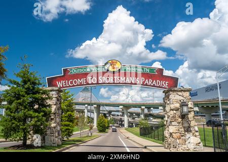 A Bass Pro Shops à Memphis, Tennessee Banque D'Images