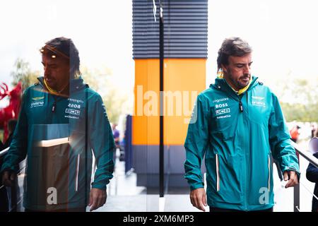 Spa Francorchamps, Belgique. 26 juillet 2024. Fernando Alonso (ESP) Aston Martin F1 Team. 26.07.2024. Championnat du monde de formule 1, Rd 14, Grand Prix de Belgique, Spa Francorchamps, Belgique, journée d'entraînement. Le crédit photo devrait se lire : XPB/Alamy Live News. Banque D'Images