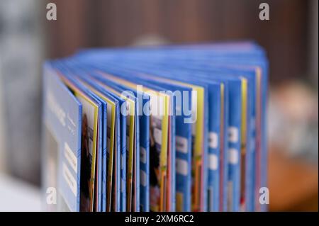 livres photo avec pages ouvertes. albums photo Banque D'Images