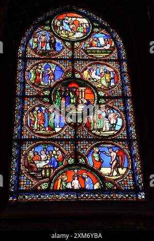 L'église Saint-Germain-l'Auxerrois est une église catholique située dans le 1er arrondissement de Paris. Elle fut désigne également église Saint-Germa Banque D'Images