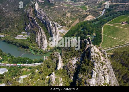 Montagne San Felices à Haro, la Rioja, Espagne Banque D'Images