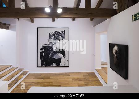 Musée d'art abstrait à Cuenca, Castilla la Mancha, Espagne Banque D'Images