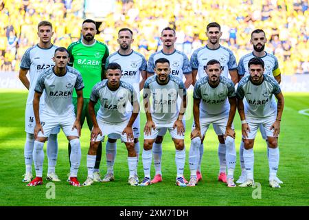 Broendby, Danemark. 25 juillet 2024. Le départ 11 de Llapi pour le match de qualification de l'UEFA Conference League entre Broendby IF et Llapi au Broendby Stadion à Broendby. Crédit : Gonzales photo/Alamy Live News Banque D'Images