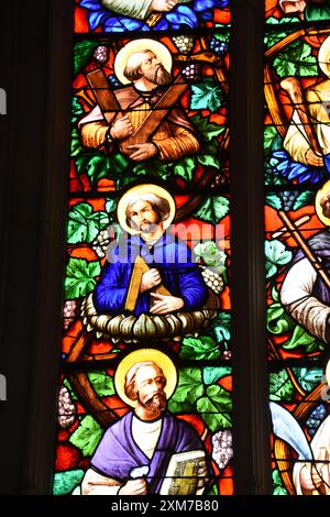 L'église Saint-Germain-l'Auxerrois est une église catholique située dans le 1er arrondissement de Paris. Elle fut désigne également église Saint-Germa Banque D'Images