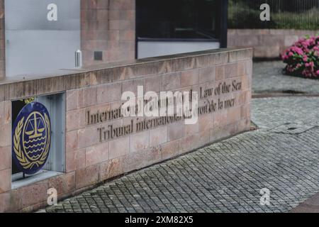 Internationaler Seegerichtshof à Hambourg, 26.07.2024. / Fotografiert im Auftrag des Auswaertigen AMTES. Hamburg Deutschland *** Tribunal international du droit de la mer à Hambourg, 26 07 2024 photographie au nom du ministère fédéral des Affaires étrangères Hambourg Allemagne Copyright : xFlorianxGaertnerxAAxphotothek.dex Banque D'Images