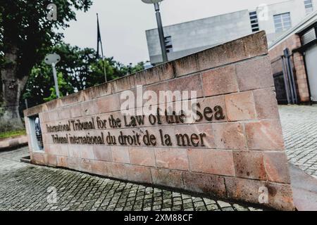 Tribunal international du droit de la mer à Hambourg, 26 juillet 2024. Photographie au nom du Ministère fédéral des affaires étrangères. Banque D'Images