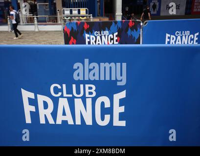 Paris, France. 26 juillet 2024. Club France illustration pendant les Jeux Olympiques Paris 2024 le 26 juillet 2024 à la Villette à Paris, France - photo Jonathan Rebboah/Panoramic/DPPI Media Credit : DPPI Media/Alamy Live News Banque D'Images