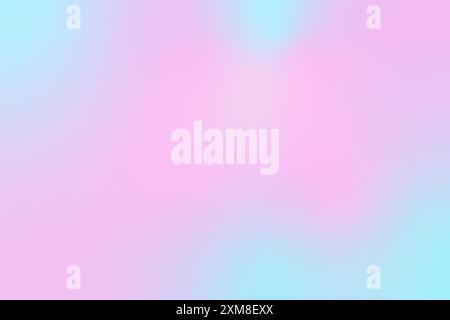 Fond flou abstrait avec dégradé de couleur cyan bleu rose. Illustration vectorielle. Design pastel fluide, transitions fluides. Translucide doux Illustration de Vecteur