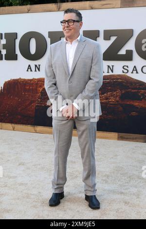 HORIZON Chapter 1 première au Village Theater à Westwood, CA le 24 juin 2024 à Los Angeles, CA avec : Adam Corolla où : Westwood, Californie, États-Unis quand : 24 juin 2024 crédit : Nicky Nelson/WENN Banque D'Images