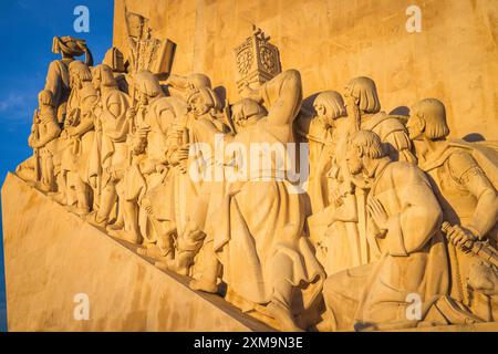 Le Monument des découvertes (portugais : Padrão dos Descobrimentos) est un monument situé à Lisbonne, au Portugal. Banque D'Images