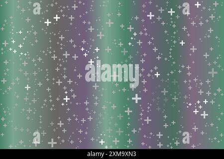 Plus des symboles de différentes tailles et une illustration vectorielle de motif de fond sans couture d'opacité. Illustration de Vecteur