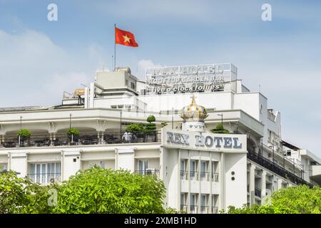 Façade de l'Hôtel Rex, Ho Chi Minh ville, Vietnam Banque D'Images