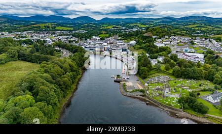 DONEGAL TOWN, IRLANDE - 23 JUILLET 2024 - les travaux de la nouvelle Diamond sont déjà terminés. Banque D'Images