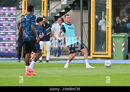 Castel Di Sangro, Italie. 25 juillet 2024. Rafa Marin pendant l'entraînement à Castel di Sangro (AQ) avant le championnat de Serie A 2024-25, Italie (Felice de Martino/SPP) crédit : SPP Sport Press photo. /Alamy Live News Banque D'Images