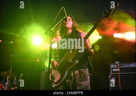 26 juillet 2024, Sheffield, South Yorkshire, U. K : Mary à la junkyard jouant au tramlines Festival 2024 , Sheffield, Royaume-Uni (image crédit : © Robin Burns/ZUMA Press Wire) USAGE ÉDITORIAL SEULEMENT! Non destiné à UN USAGE commercial ! Banque D'Images