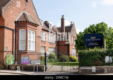 Gresham's Nursery and Pre-Prep School, Holt, Norfolk Banque D'Images