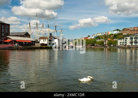 Inner Harbour, Bristol, Somerset, Angleterre Banque D'Images