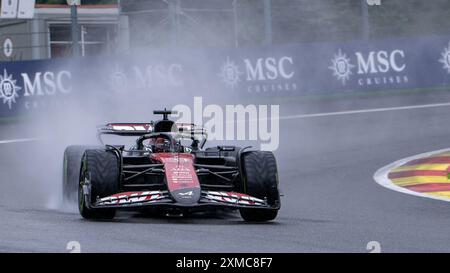 NÂ° 31 Esteban Ocon FRA BWT Alpine F1 Team pendant le Grand Prix de Belgique Rolex de formule 1 2024 - Practice 3, Championnat de formule 1 en Belgique, Belgique, juillet 27 2024 crédit : Agence photo indépendante Srl/Alamy Live News Banque D'Images