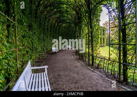 Jardins baroques historiques à Kleve, du 17ème siècle, ville thermale de Kleve, Rhénanie du Nord-Westphalie, Allemagne Banque D'Images