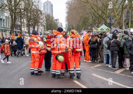 Rose Monday défilé à Duesseldorf, carnaval de rue Banque D'Images