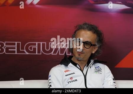 Belgique. 26 juillet 2024. Circuit de Spa-Francorchamps Laurent Mekies fra) Directeur VISA Visa Cash APP Racing Bulls Formula One Team. (Philippe Nanchino/SPP) crédit : photo de presse SPP Sport. /Alamy Live News Banque D'Images