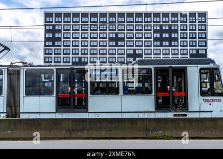 Le quartier Seven-Stones à Bochum, un campus avec des appartements étudiants, des appartements d'affaires, des bureaux, des aires de restauration et de service, fonctionne comme un climat Banque D'Images