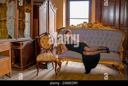 EVA a perdu sa place dans le château Banque D'Images