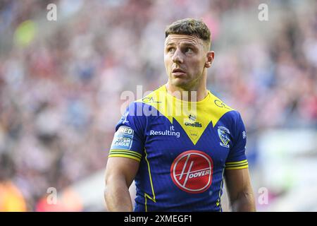 Wigan, Angleterre - 26 juillet 2024 - George Williams de Warrington Wolves. Rugby League Betfred Super League , Wigan Warriors vs Warrington Wolves au Brick Community Stadium, Wigan, Royaume-Uni Dean Williams Banque D'Images