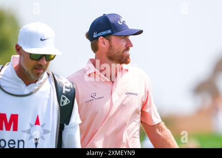 Blaine, Minnesota, États-Unis. 27 juillet 2024. ROBY SHELTON regarde lors de l’Open PGA 3M 2024 à TPC Twin Cities le 27 juillet 2024. (Crédit image : © Steven Garcia/ZUMA Press Wire) USAGE ÉDITORIAL SEULEMENT! Non destiné à UN USAGE commercial ! Banque D'Images