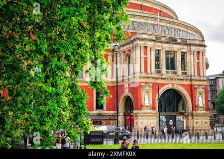 The Royal Albert Hall Exterior, South Kensington, Londres, Angleterre, Royaume-Uni Banque D'Images