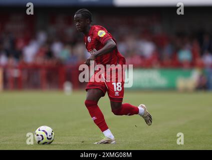 Armando Quitirna de Crawley Town Banque D'Images